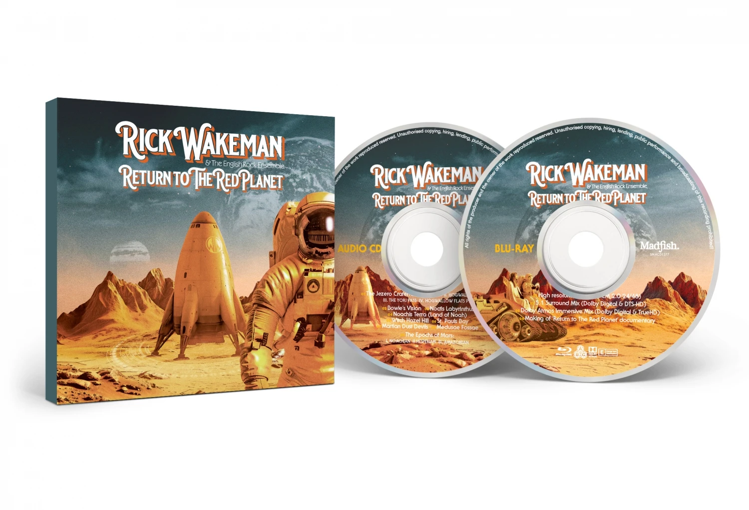 RICK WAKEMAN · Return To The Red Planet | DIGIPAK CD+BLURAY (Progressive Rock CDs)