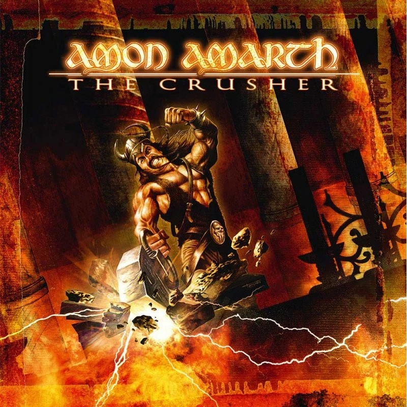 AMON AMARTH · The Crusher | BROWN BEIGE MARBLED LP (Melodic Death Metal/Viking Metal Vinyl) · Bild 1