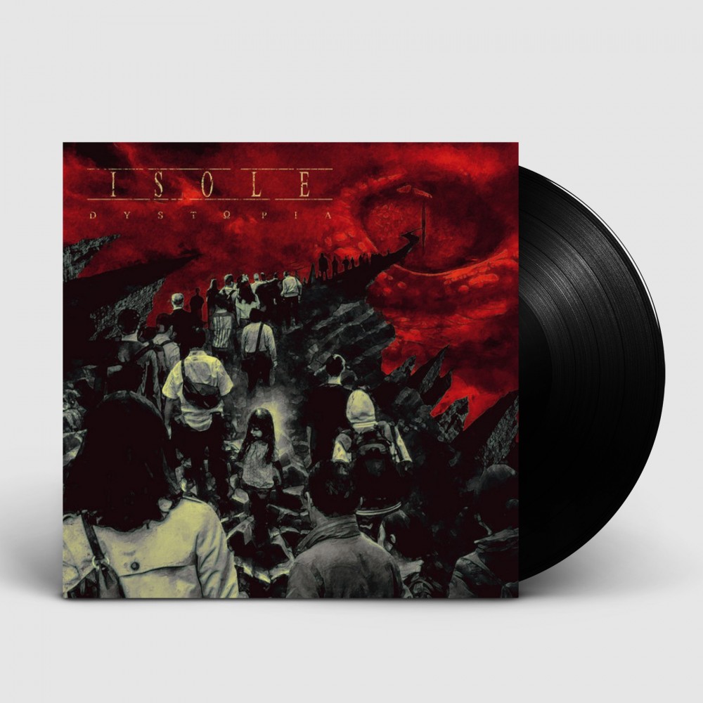 ISOLE · Dystopia | BLACK LP (Doom Metal Vinyl)