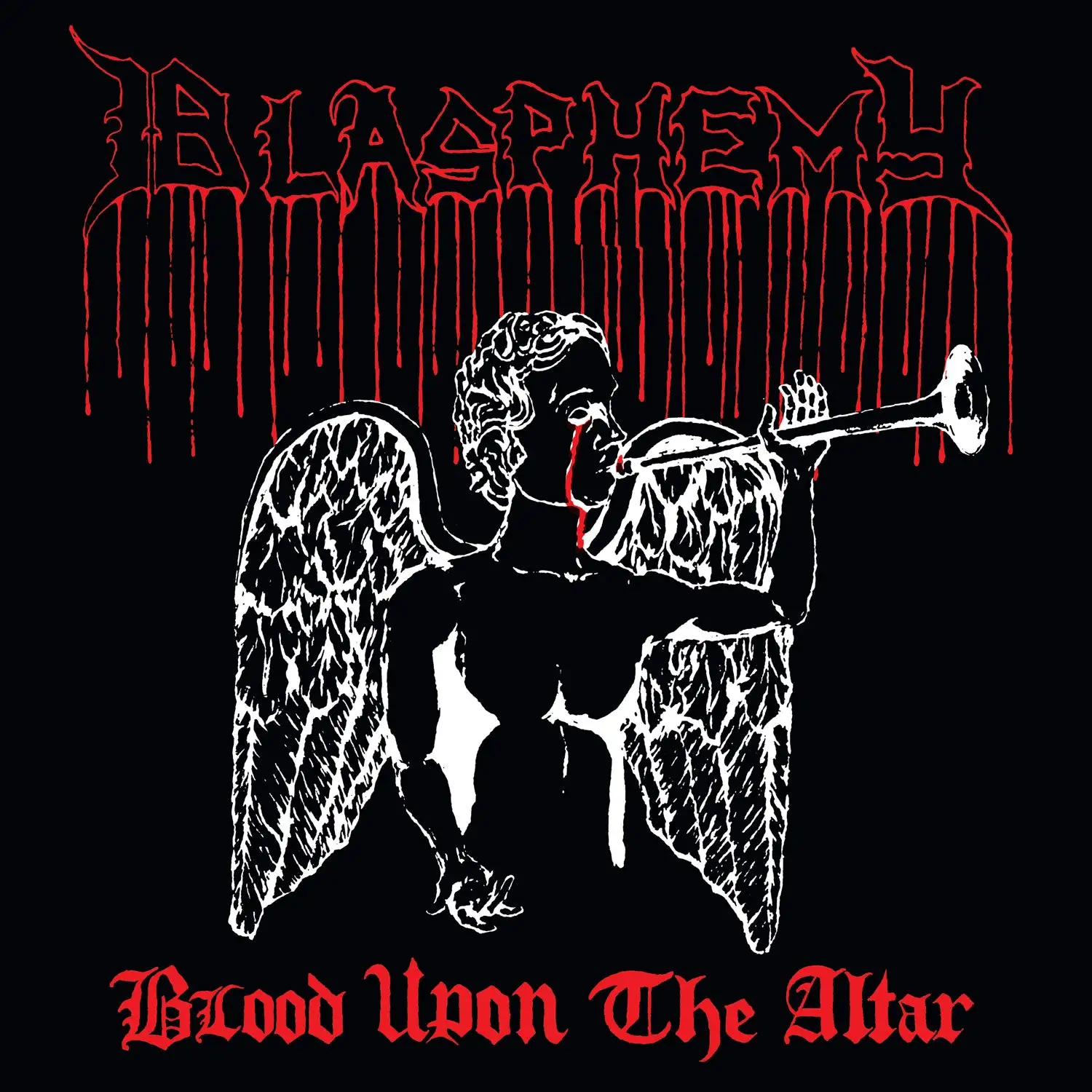 BLASPHEMY · Blood Upon The Altar | BLACK LP (Black Metal Vinyl) · Bild 1