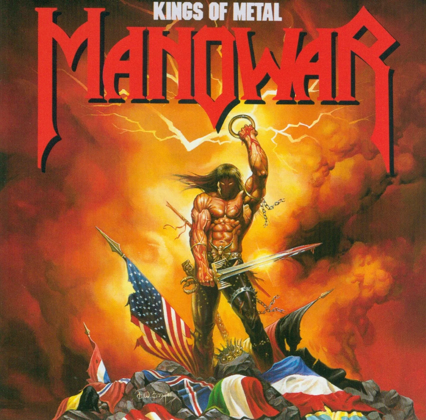 MANOWAR · Kings Of Metal | SILVER LP (Heavy Metal Vinyl) · Bild 1