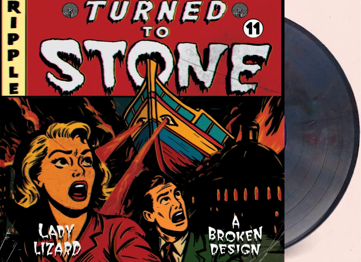 TURNED TO STONE · Chapter 11 - Lady Lizard &amp; A Broken Design | SPLATTER LP (Heavy Rock Vinyl) · Bild 2