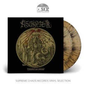 NECROFIER · Transcend Into Oblivion | GOLD/BLACK SPLATTER 2LP (Black Metal/Death Metal Vinyl)