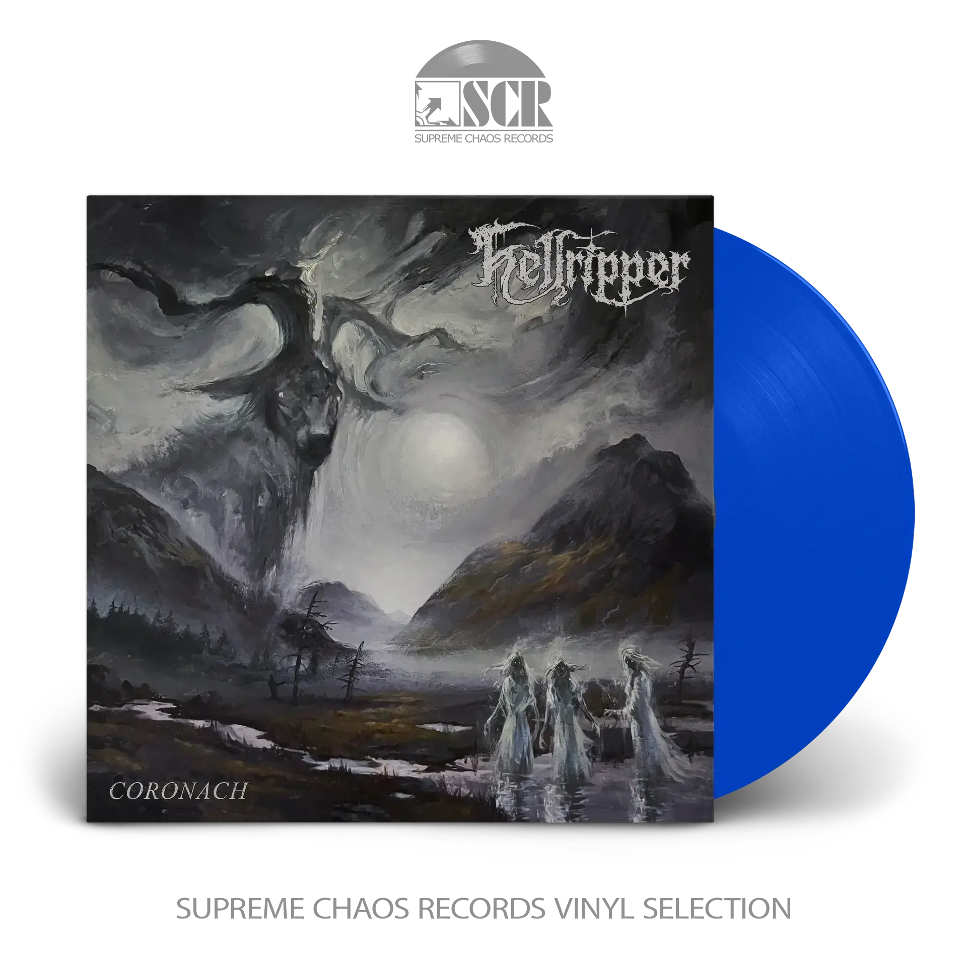 HELLRIPPER · Coronach | BLUE LP (Black Metal/Heavy Metal Vinyl)