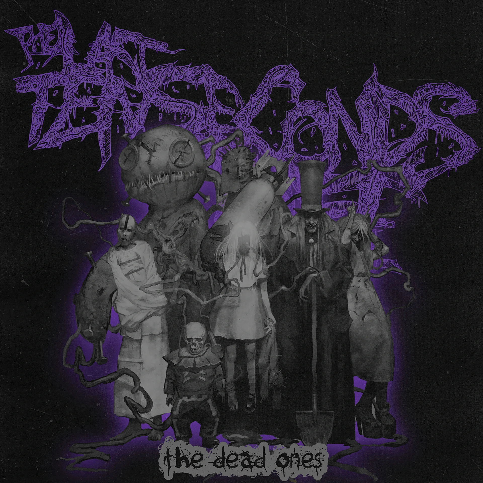 THE LAST TEN SECONDS OF LIFE · The Dead Ones | GREY BLACK MARBLED LP (Death Metal/Hardcore Vinyl) · Bild 2