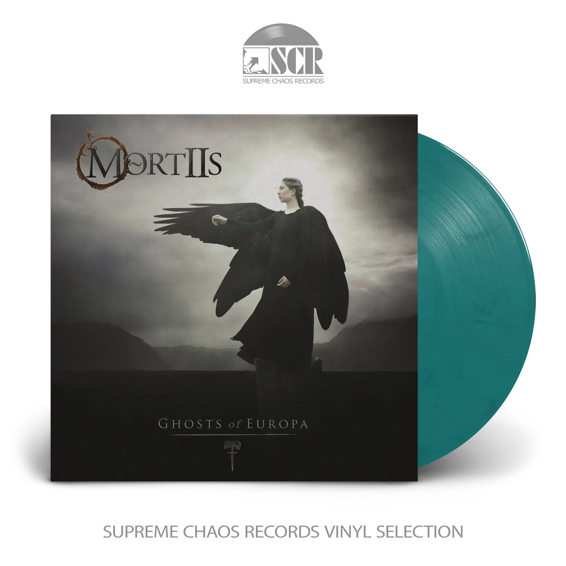 MORTIIS · Ghosts of Europa | INTO THE DEEP MARBLED LP (Industrial Rock Vinyl)