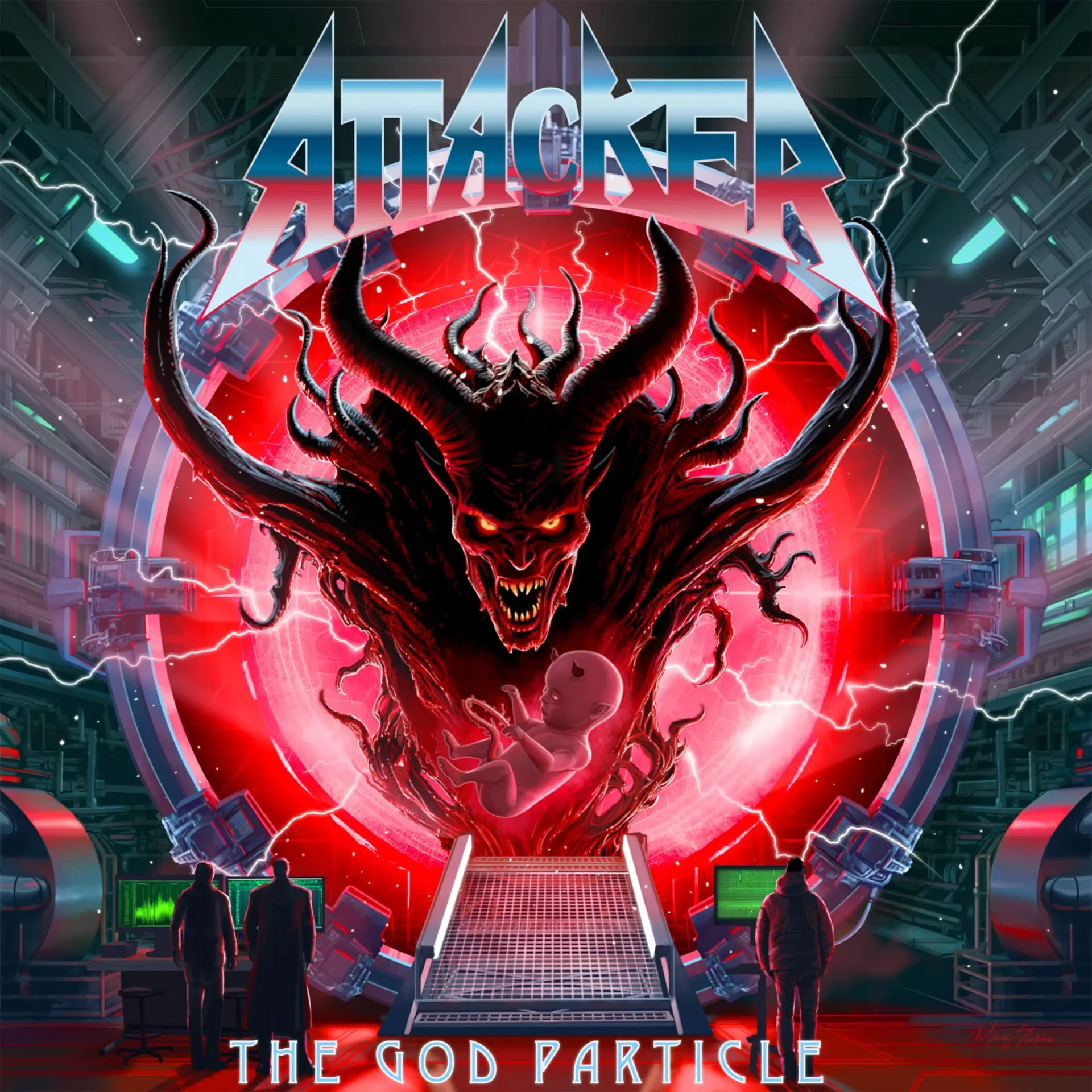 ATTACKER - The God Particle · BLACK LP (Heavy Metal Vinyl) · Bild 1