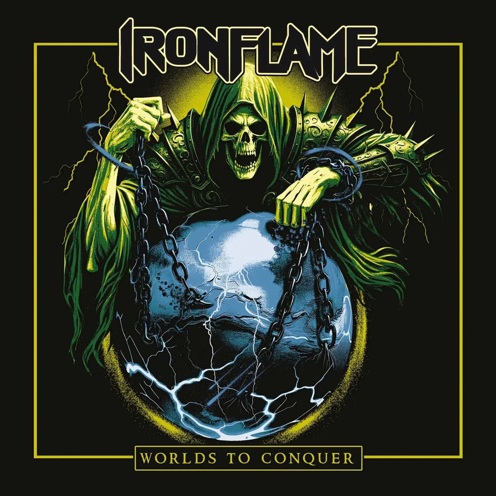 IRONFLAME - Worlds to Conquer [MARBLED LP] (Heavy Metal Vinyl) · Bild 1