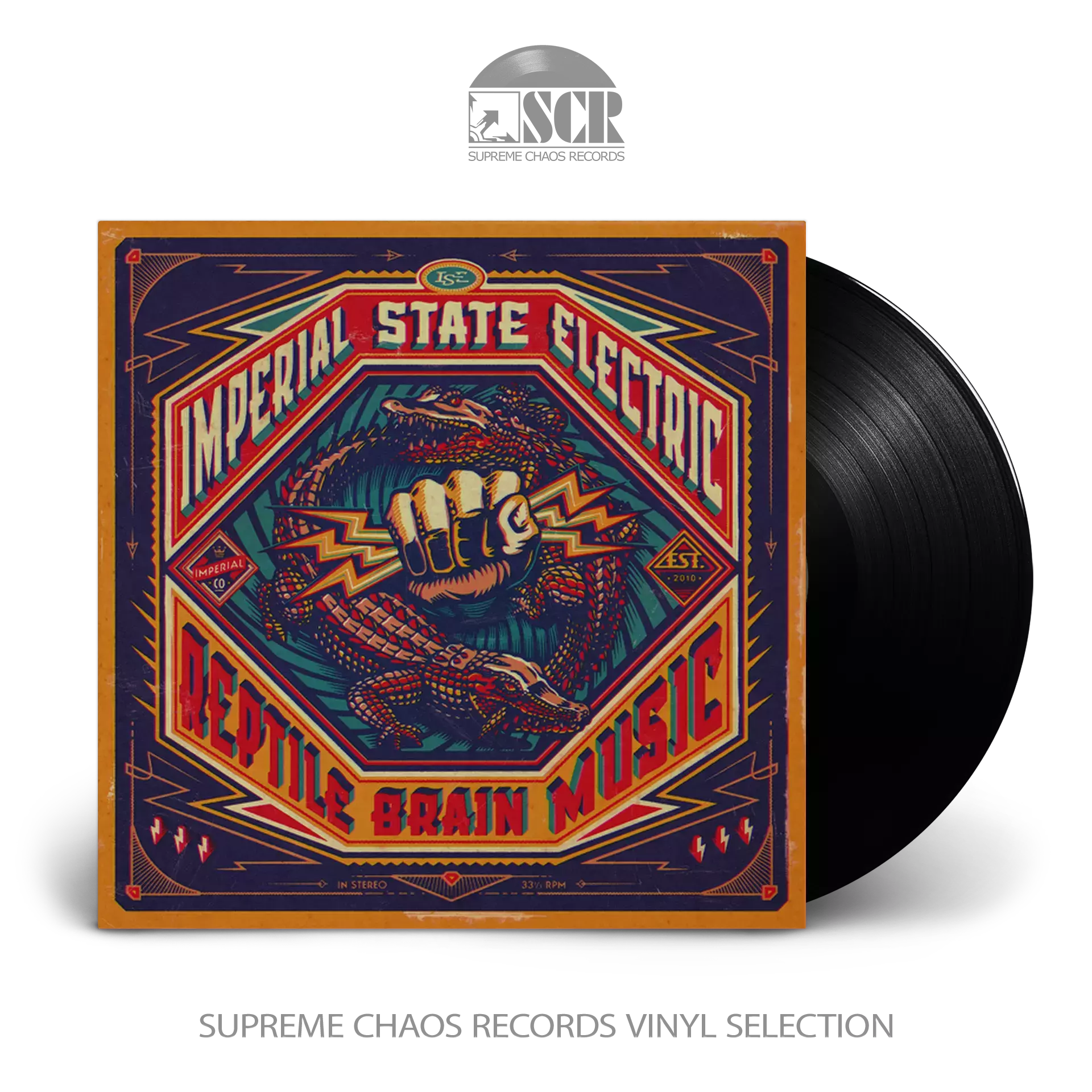 IMPERIAL STATE ELECTRIC · Reptile Brain Music | BLACK LP (Hard Rock Vinyl)