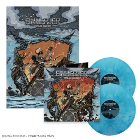 EINHERJER · Norse And Dangerous (Live...From The Land Of Legends) | CLEAR/BLUE MARBLED 2LP (Viking Metal Vinyl) · Bild 2