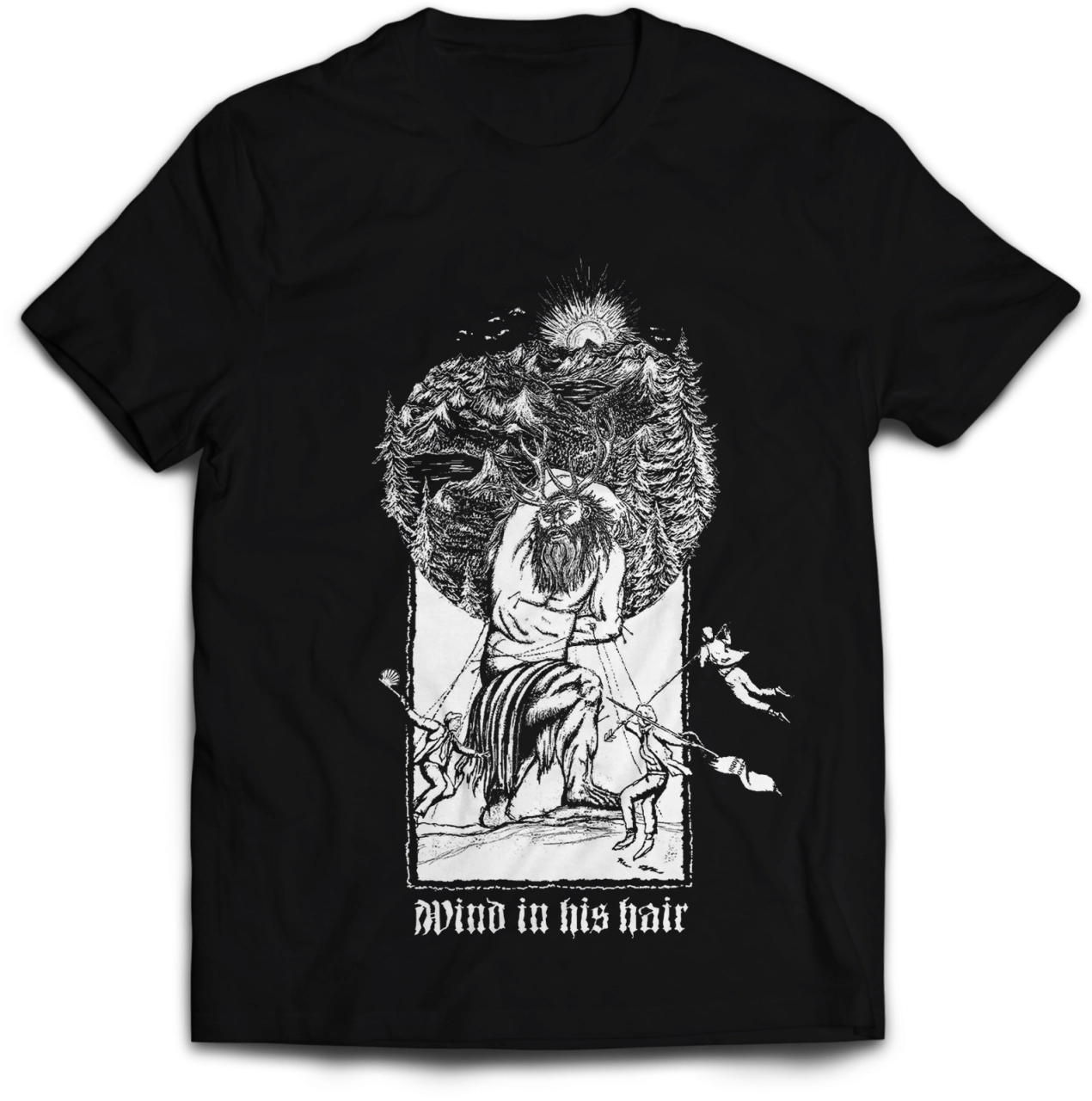 WIND IN HIS HAIR - Forest Man [T-SHIRT]