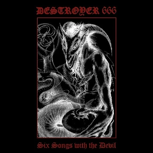 DESTRÖYER 666 · Six Songs with the Devil | GLASS TRANSPARENT LP (Black Metal Vinyl) · Bild 1