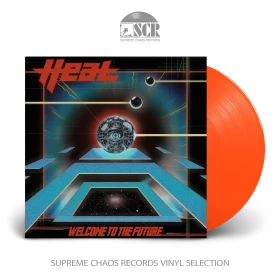 H.E.A.T · Welcome To The Future | TRANSPARENT NEON ORANGE LP (Hard Rock Vinyl)