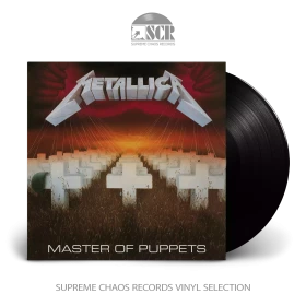METALLICA · Master Of Puppets (Remastered) | BLACK LP (Thrash Metal Vinyl)
