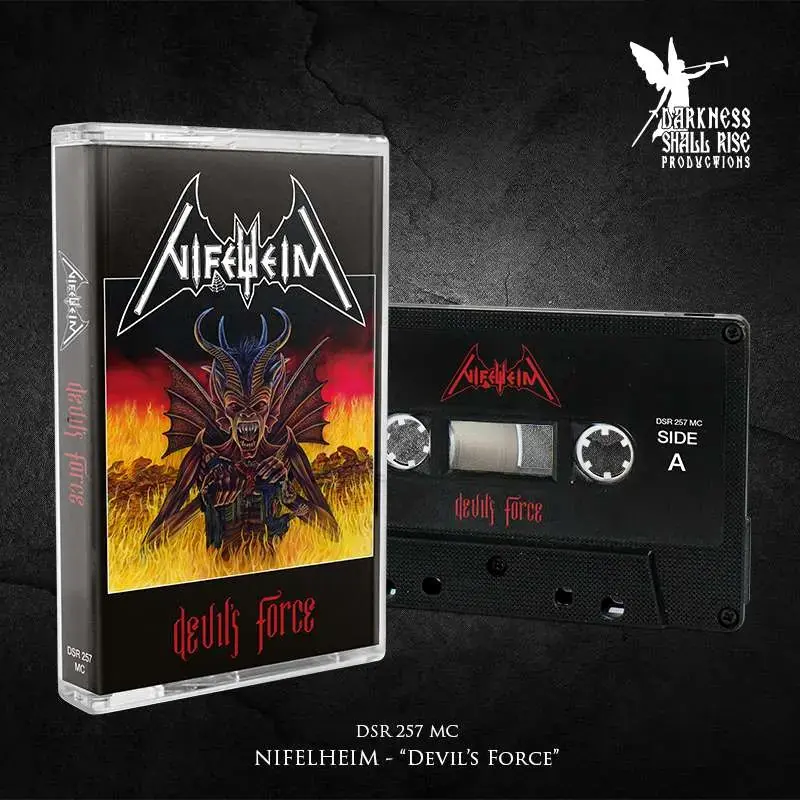 NIFELHEIM · Devil's Force | BLACK TAPE (Black Metal Tapes)