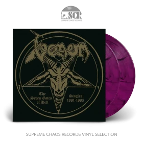 VENOM · The Seven Gates Of Hell - Singles 1981-1985 | PURPLE GALAXY 2LP (Black Metal/Heavy Metal Vinyl)