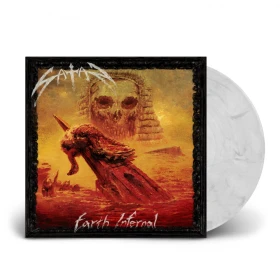 SATAN · Earth Infernal | GREY SPECIAL EDITION LP (Heavy Metal Vinyl)