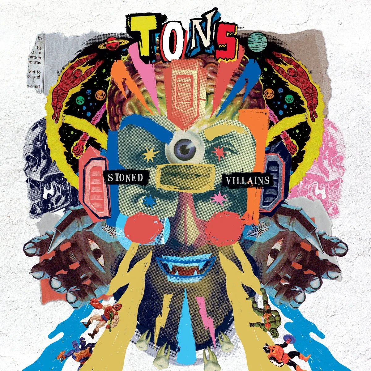 TONS · Stoned Villains | BLACK LP (Stoner Rock/Psychedelic Rock Vinyl) · Bild 1