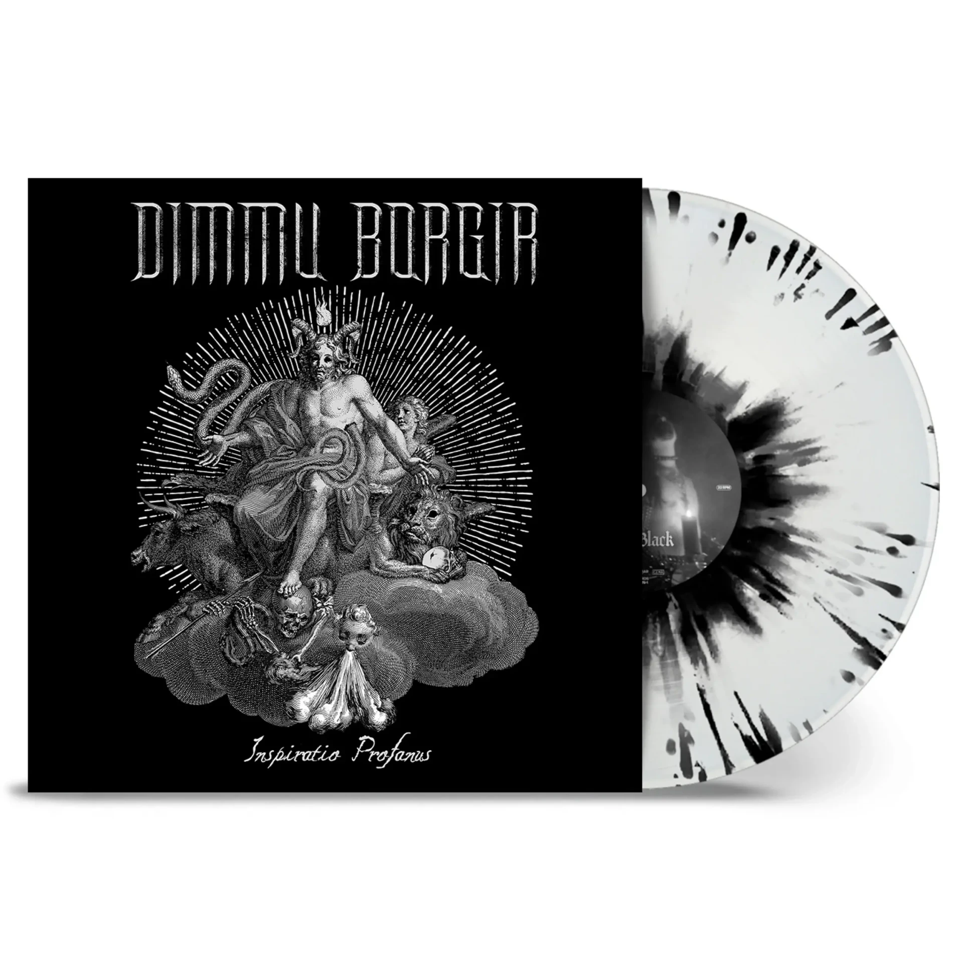 DIMMU BORGIR - Inspirato Profanus · BLACK/WHITE SPLATTER LP DIMMU BORGIR - Inspirato Profanus · BLACK/WHITE SPLATTER LP (Black Metal Vinyl)