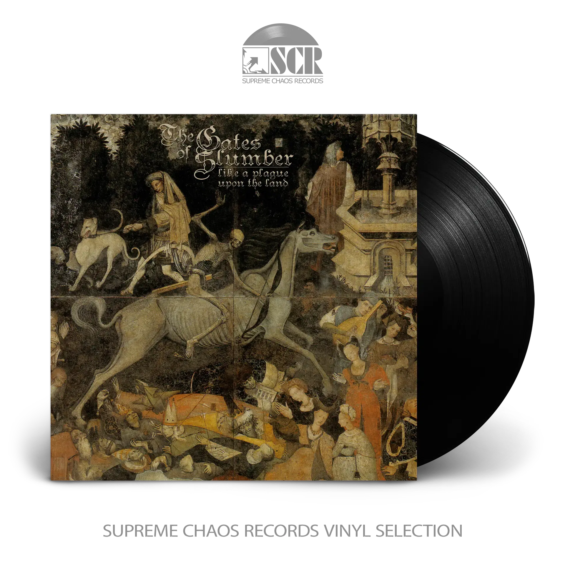 THE GATES OF SLUMBER · Like Plague Upon The Land | BLACK LP (Doom Metal Vinyl)