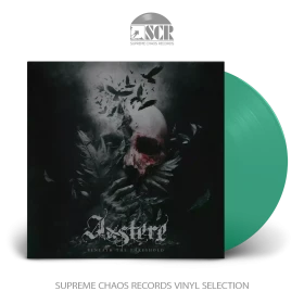 AUSTERE · Beneath The Threshold | TRANSPARENT PETROL LP (Black Metal Vinyl)