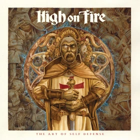 HIGH ON FIRE · The Art Of Self Defense | LEMON/COBALT SPLATTER DLP (Stoner Metal Vinyl)