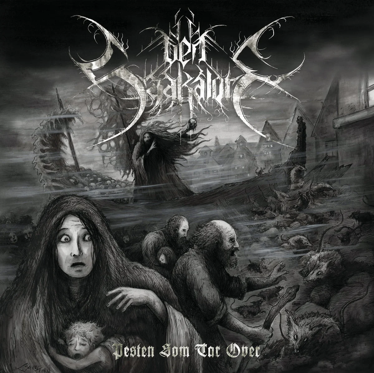 DEN SAAKALDTE - Pesten Som Tar Over [COLOR IN COLOR 2LP] (Black Metal Vinyl) · Bild 1