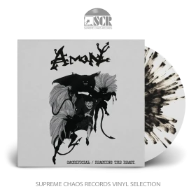 AMON · Sacrificial / Feasting The Beast | SPLATTER LP (Death Metal Vinyl)