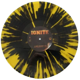 IGNITE · A War Against You | YELLOW BLACK SPLATTER LP (Hardcore Vinyl) · Bild 2