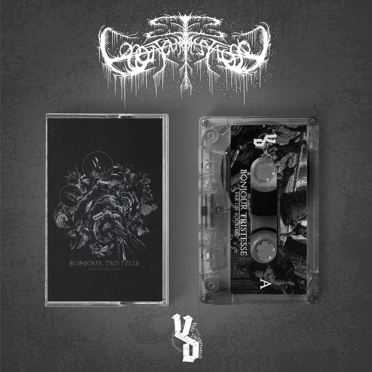 BONJOUR TRISTESSE · Par Un Sourire | CLEAR TAPE (Black Metal Tapes)