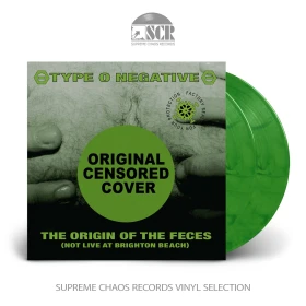 TYPE O NEGATIVE · The Origin Of The Feces | DELUXE GREEN/BLACK 2LP (Gothic Metal Vinyl)