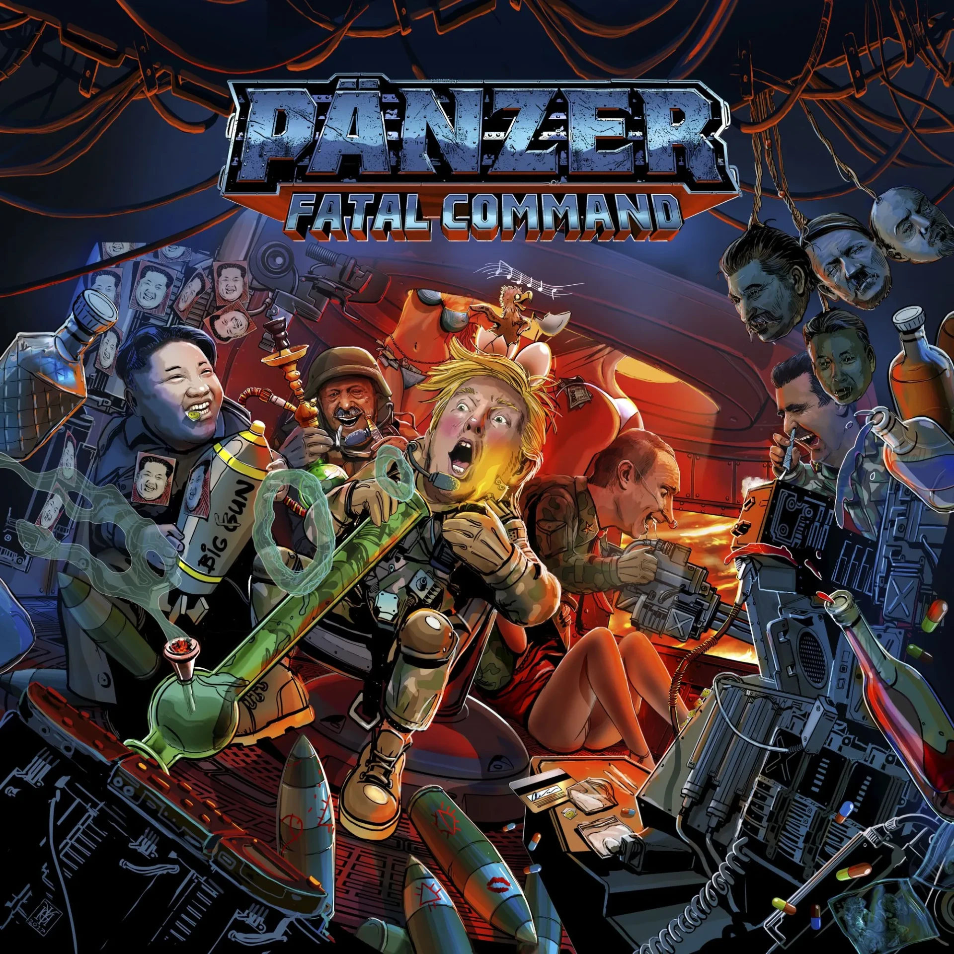 PÄNZER · Fatal Command | CLEAR 2LP (Thrash Metal Vinyl) · Bild 1