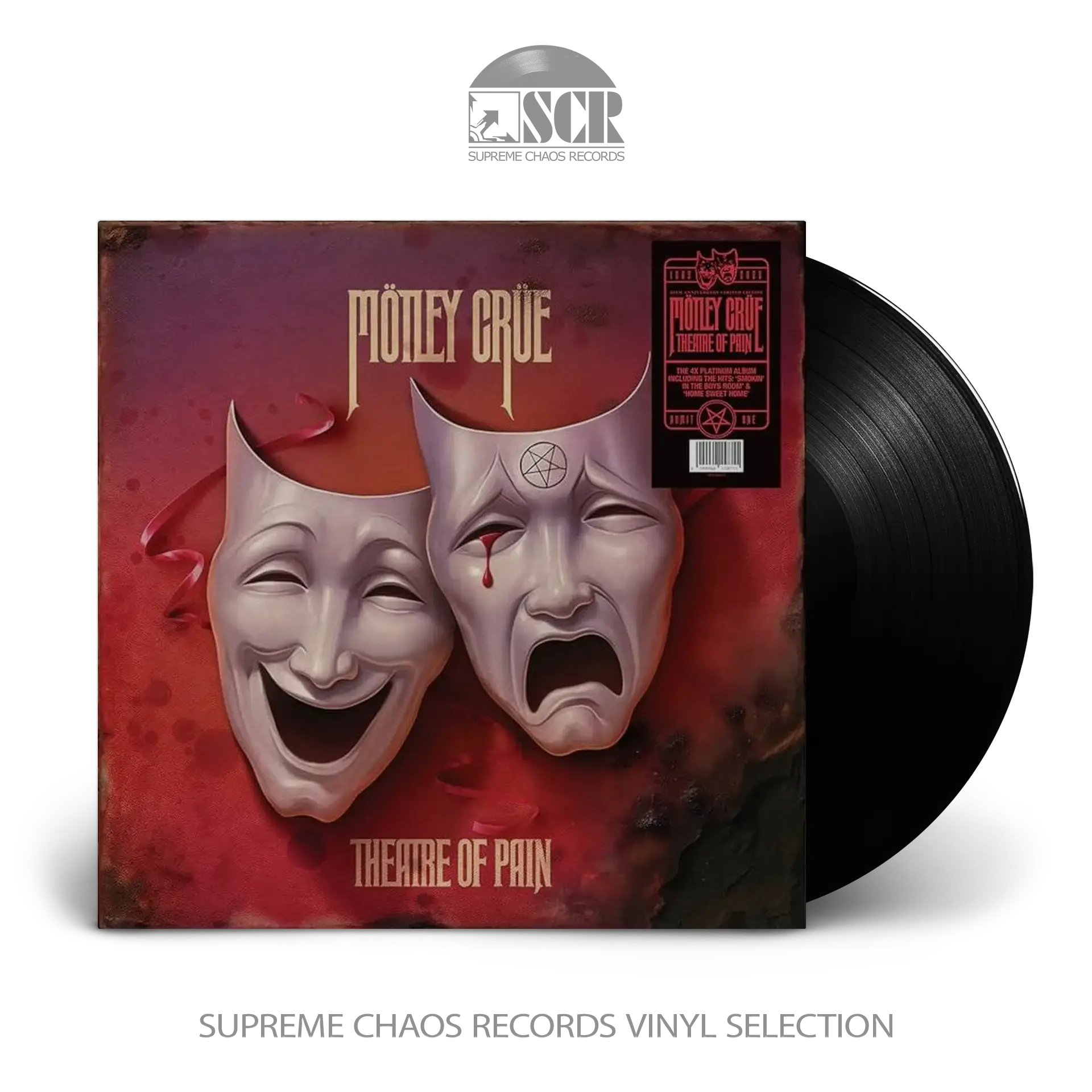 MÖTLEY CRÜE · Theatre Of Pain (40th Anniversary) | BLACK LP (Hard Rock Vinyl)