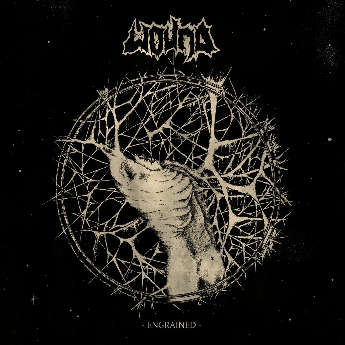 WOUND · Engrained | WHITE MARBLED LP (Death Metal Vinyl) · Bild 1