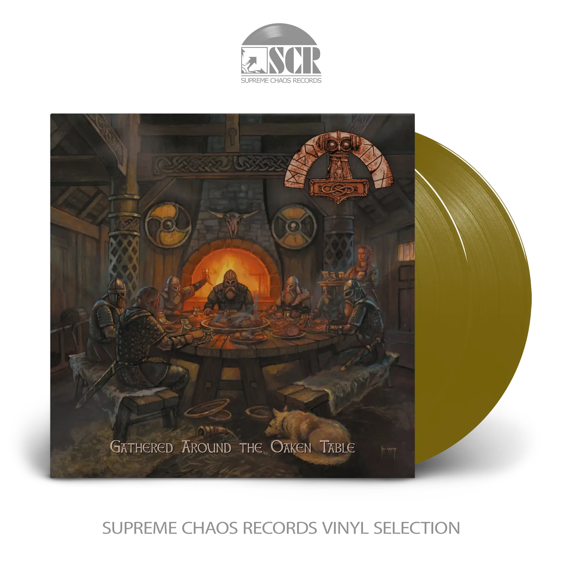 MITHOTYN · Gathered Around the Oaken Table | GOLDEN 2LP (Black Metal/Viking Metal Vinyl)
