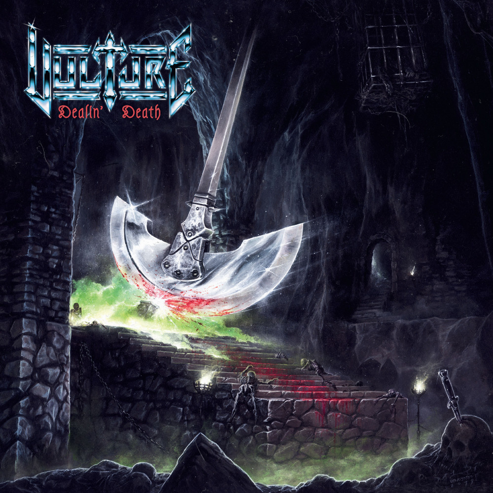 VULTURE · Dealin' Death | DARK TEAL - US IMPORT LP (Heavy Metal Vinyl) · Bild 1