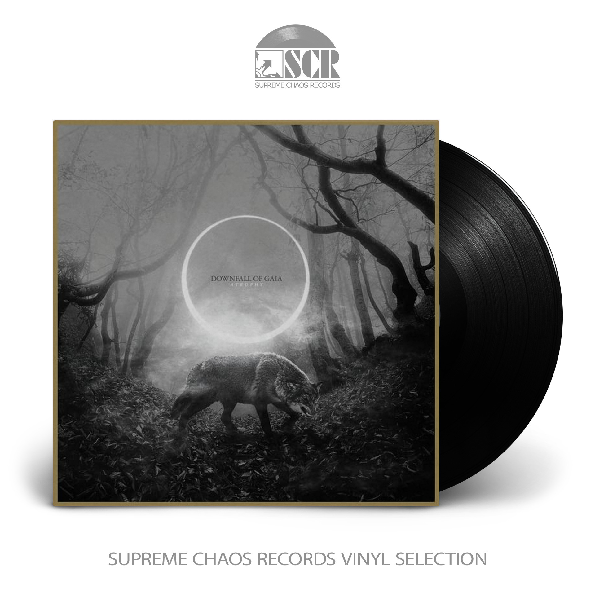 DOWNFALL OF GAIA · Atrophy | BLACK LP (Sludge/Doom Metal/Black Metal Vinyl)