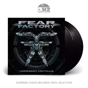 FEAR FACTORY · Aggression Continuum | BLACK 2LP (Industrial Metal Vinyl)