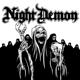 NIGHT DEMON - Night Demon (Deluxe Re-Issue) [BLACK/WHITE SMASH LP] (Heavy Metal Vinyl) · Bild 1