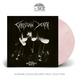 CHRISTIAN DEATH · Evil Becomes Rule | CLEAR/RED LP (Gothic Rock Vinyl)