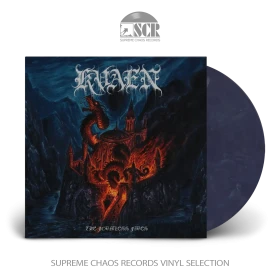 KVAEN · The Formless Fires | DARK VIOLET MARBLED LP (Black Metal Vinyl)