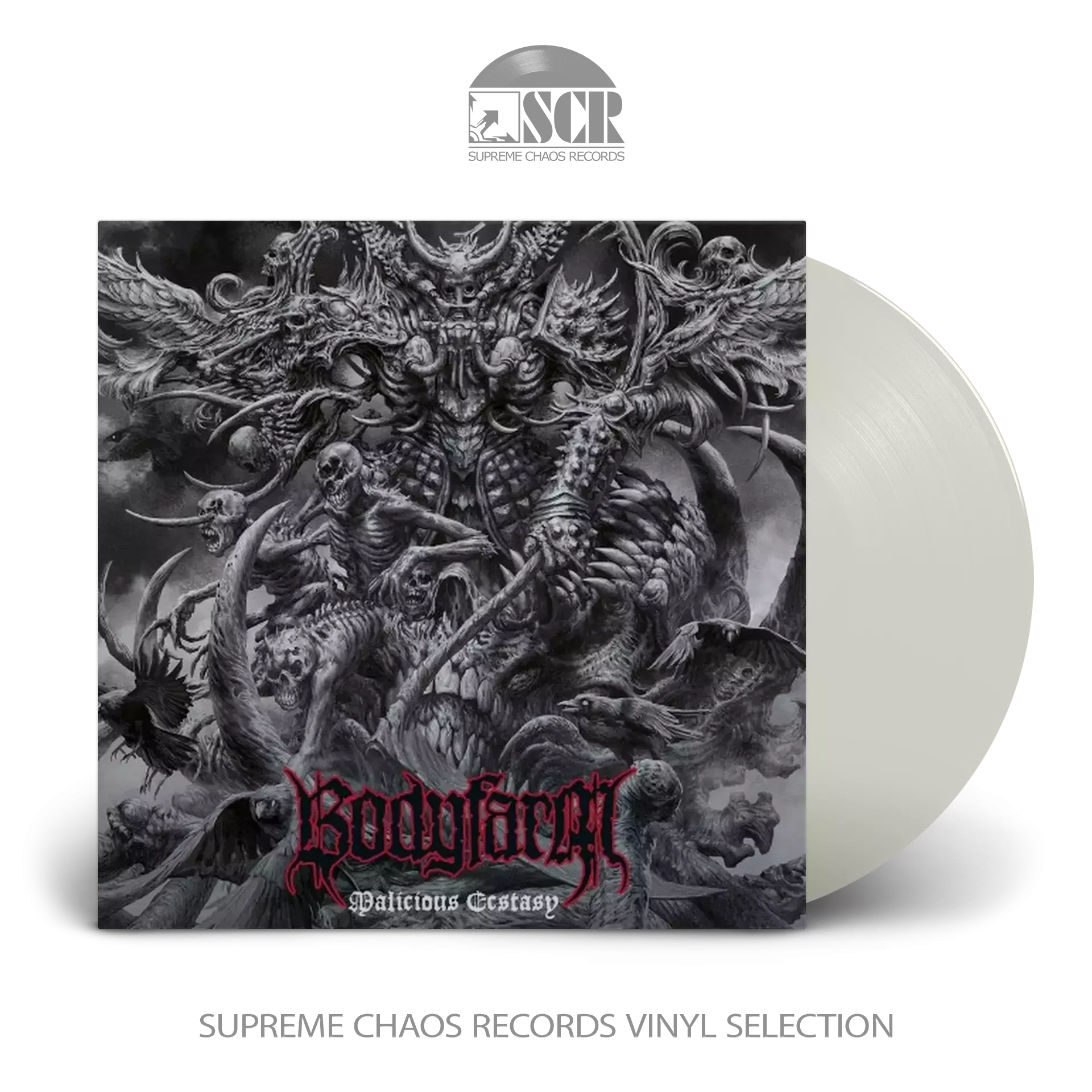 BODYFARM · Malicious Ecstasy | ULTRA CLEAR LP (Death Metal Vinyl)