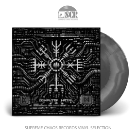 MASTER BOOT RECORD · Computer Metal | GREY/BLACK LP (Electronic/Metal Vinyl)