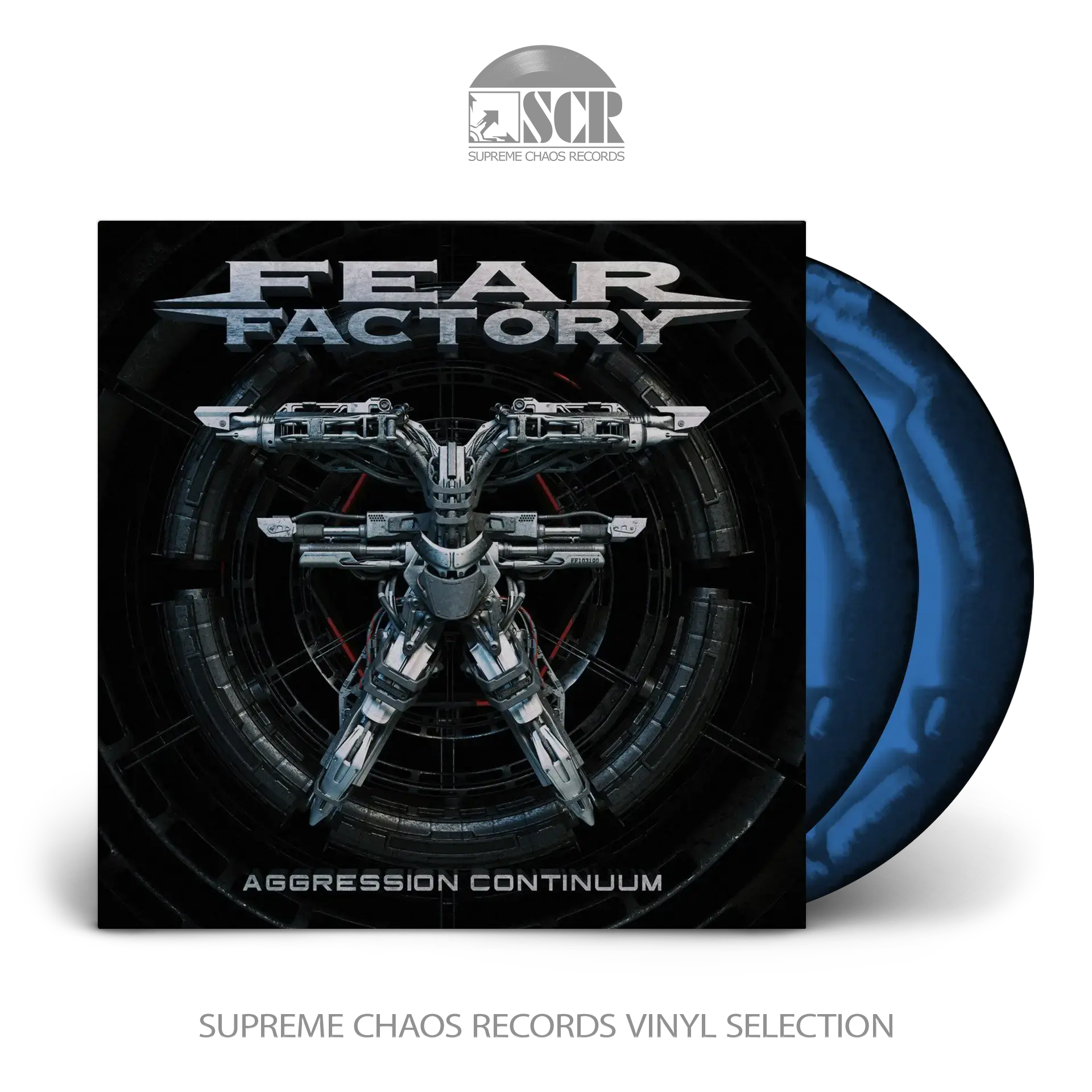 FEAR FACTORY · Aggression Continuum (B-Stock) | SPLATTER 2LP (Industrial Metal Vinyl)