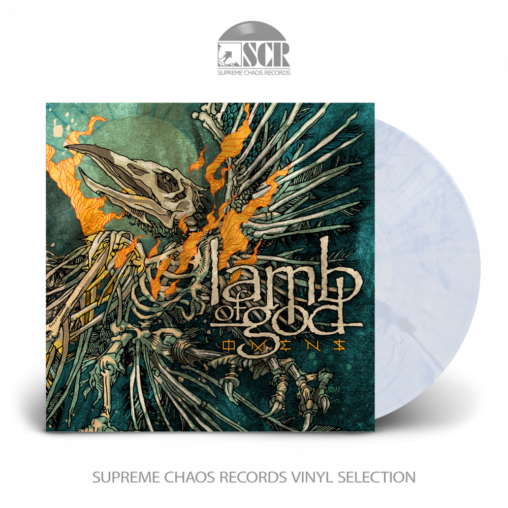 LAMB OF GOD · Omens | WHITE/SKYBLUE LP (Heavy Metal Vinyl)