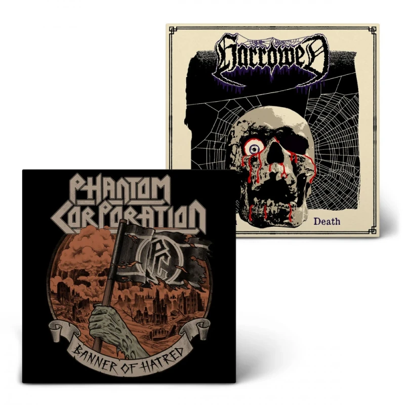 Phantom Corporation / Harrowed · Split | Digipak CD