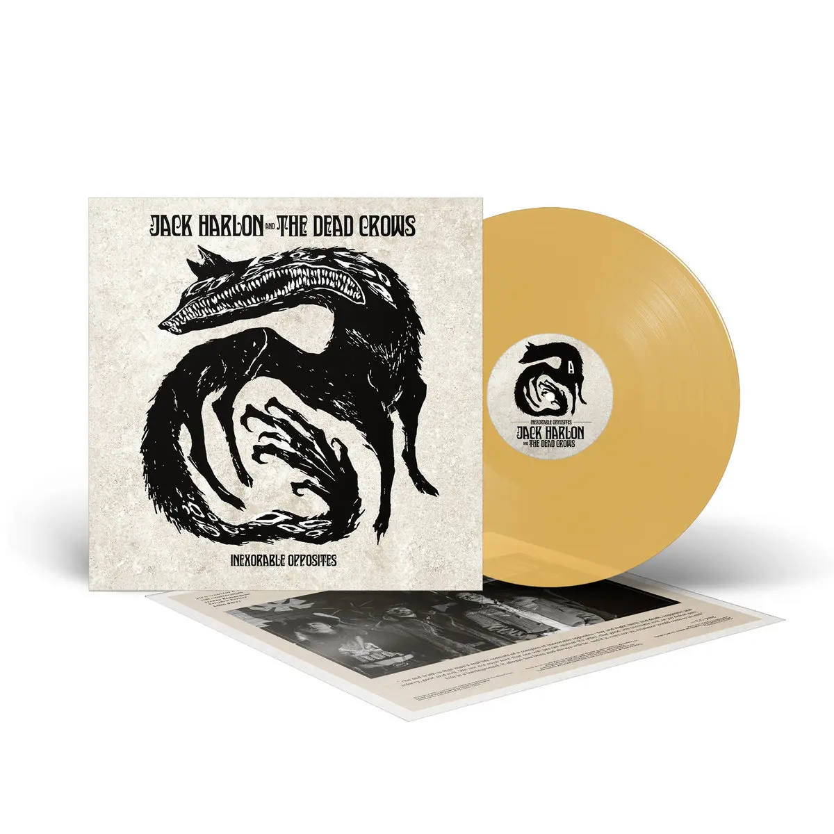 JACK HARLON & THE DEAD CROWS · Inexorable Opposites | TRANSPARENT YELLOW LP (Psychedelic Rock Vinyl) · Bild 3