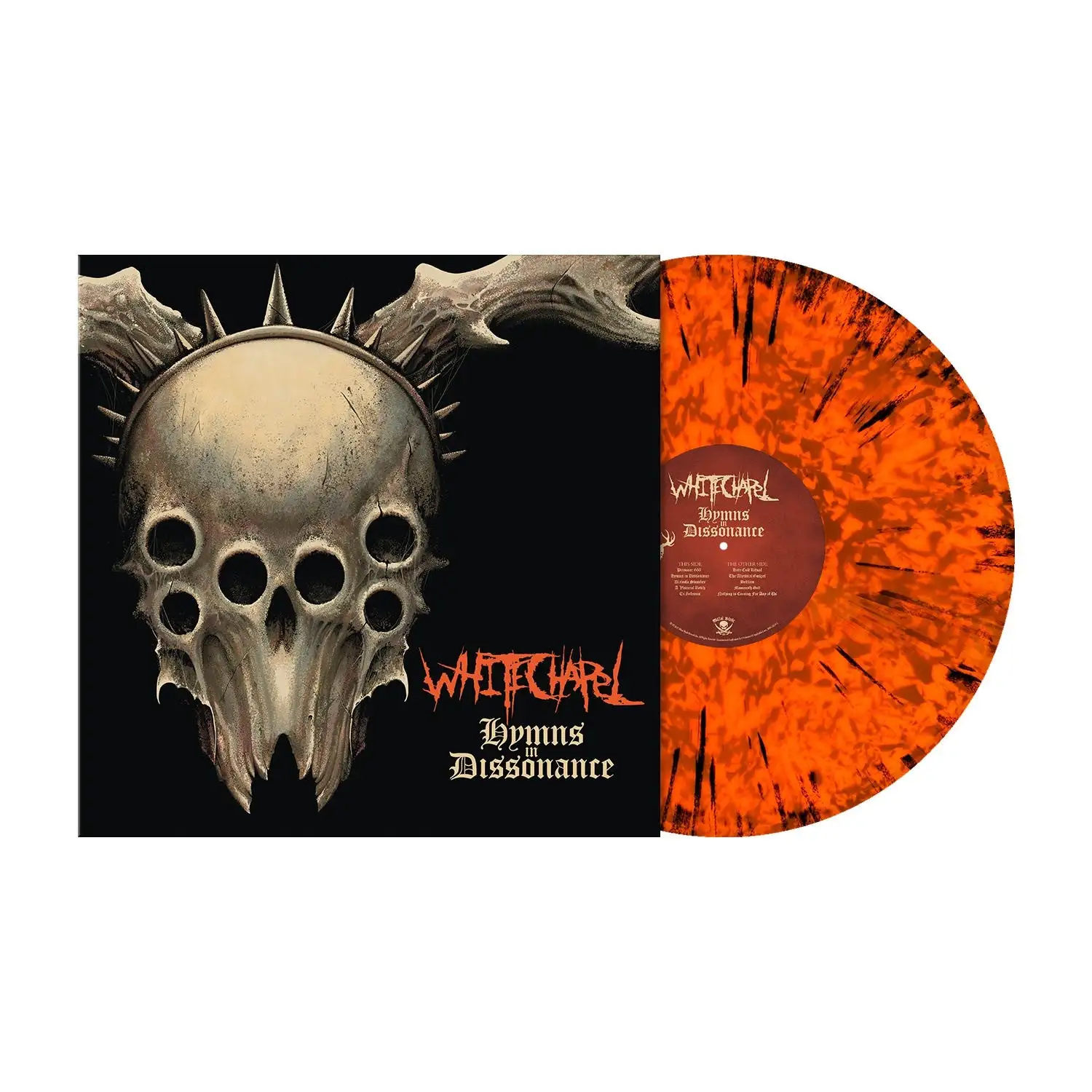 WHITECHAPEL · Hymns in Dissonance | NEON ORANGE BLACK DUST LP (Deathcore Vinyl)