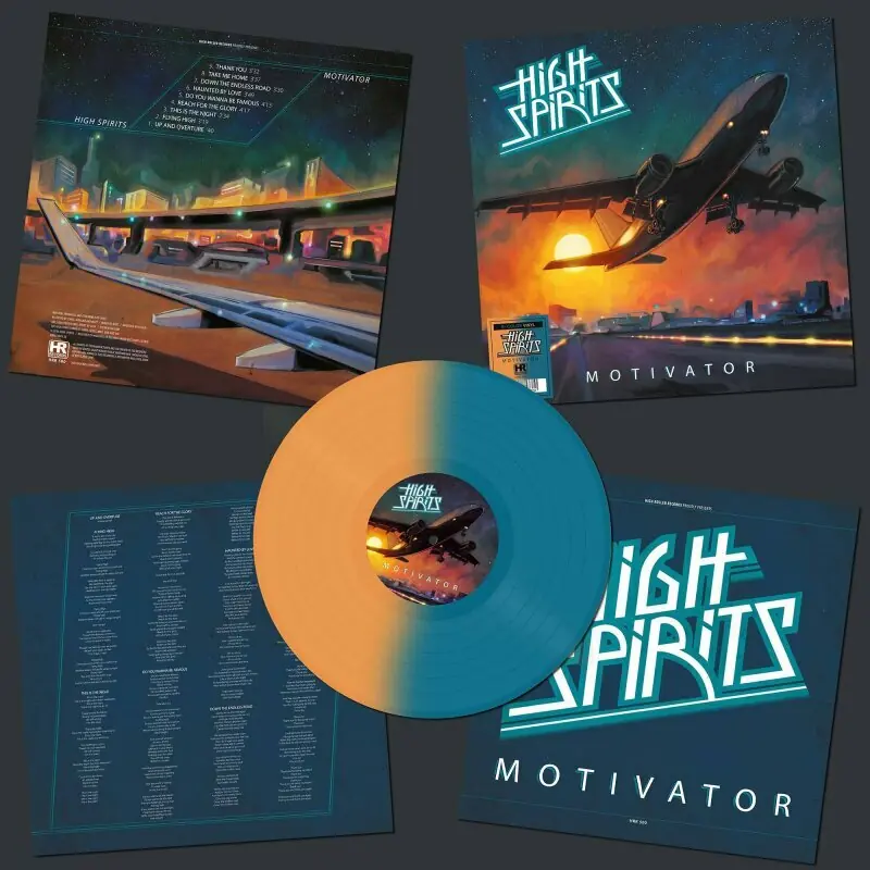 HIGH SPIRITS · Motivator | BI-COLOR LP (Heavy Metal Vinyl)