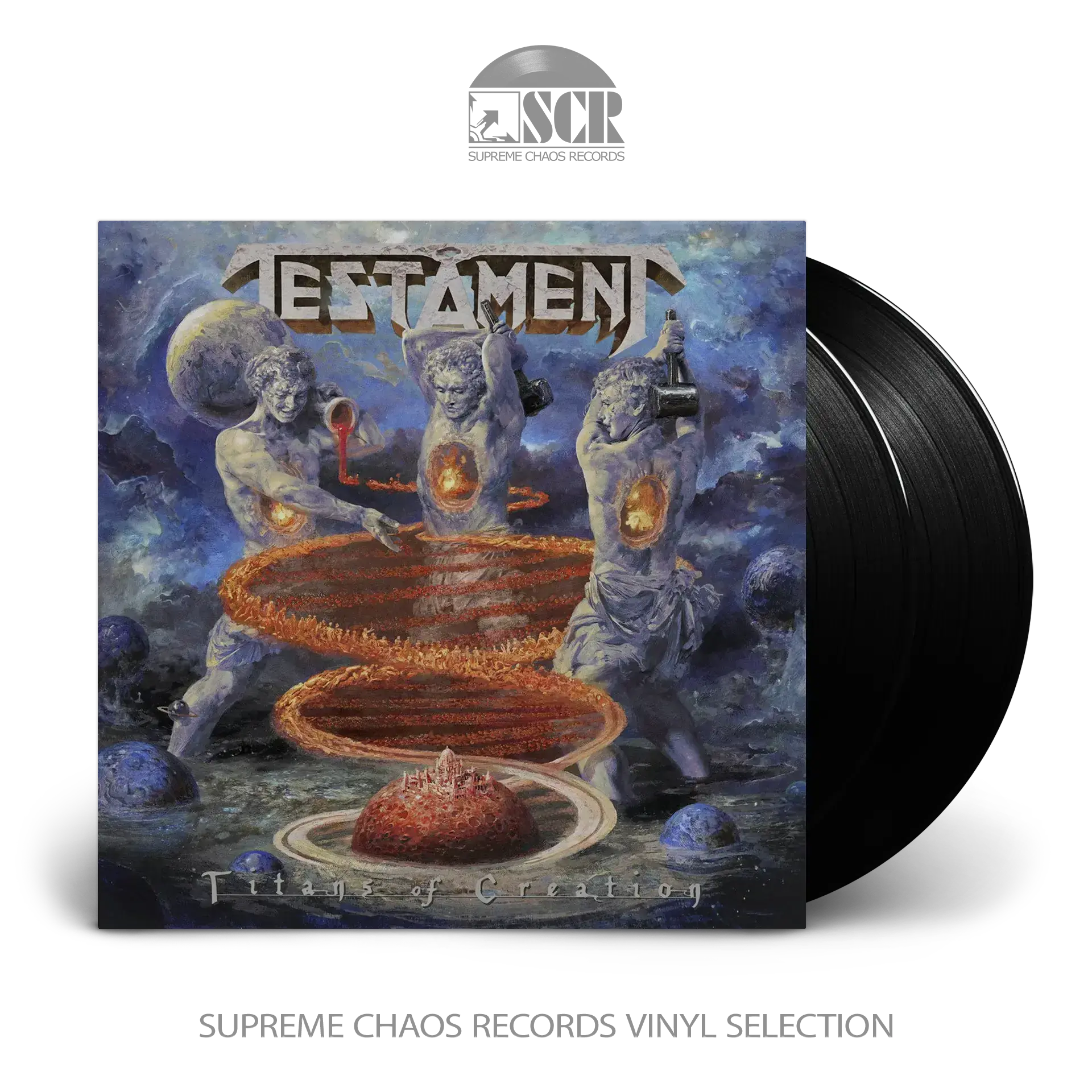TESTAMENT · Titans of Creation (B-Stock) | BLACK 2LP (Thrash Metal Vinyl)